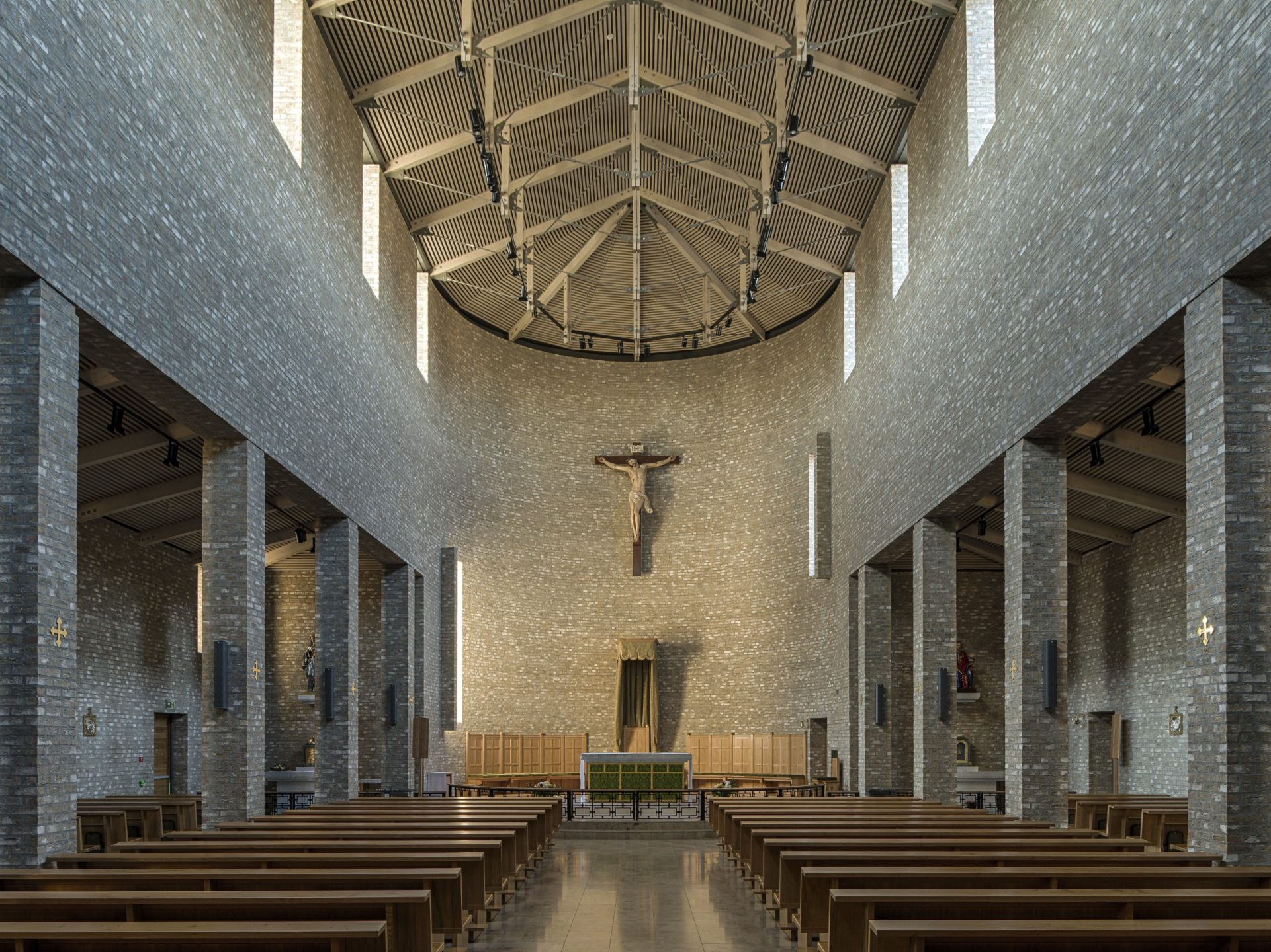 St. Olav's Catholic Cathedral with facing bricks, Brick Award Nominee 2018; Eggen Arkitekter; Photo: Matthias Herzog