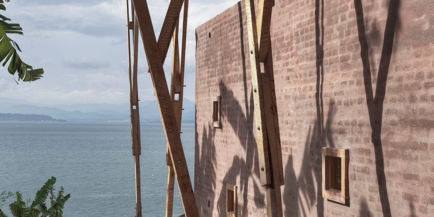 Cassia Co-op Training Centre with burnt clay bricks; Brick Award Nominee 2014; TYIN tegnesture Architects; Photo: Paso Aalto