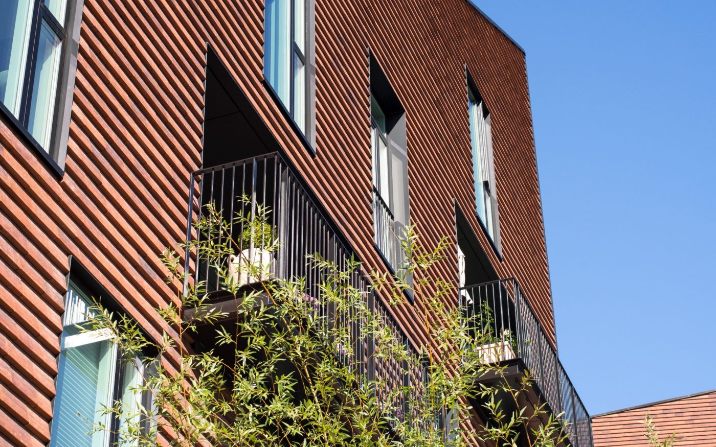 Apartment Building at Christianshavn, Copenhagen, Cladding tile, Urban - Christianshavn