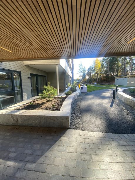 Teglstein: Pagus Grijs Zwart | Durendalveien, Oppegård