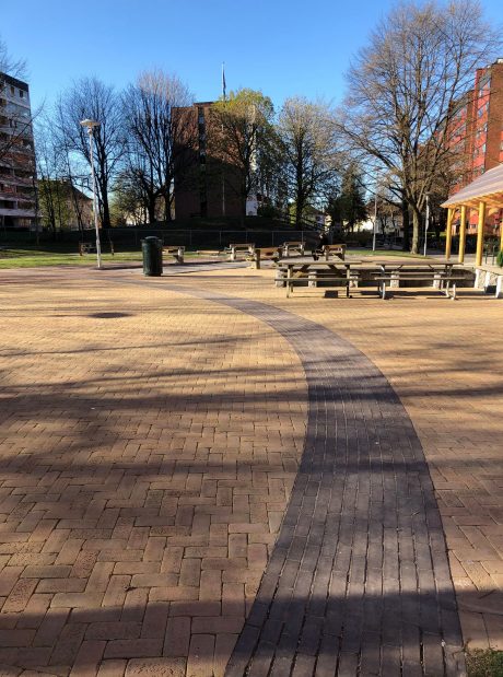 Pavers: Gala Wasserstrich - Incana Wasserstrich - Brons Wasserstrich | Ella Hvals Plass, Norway