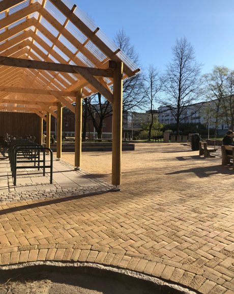 Pavers: Gala Wasserstrich - Incana Wasserstrich - Brons Wasserstrich | Ella Hvals Plass, Norway