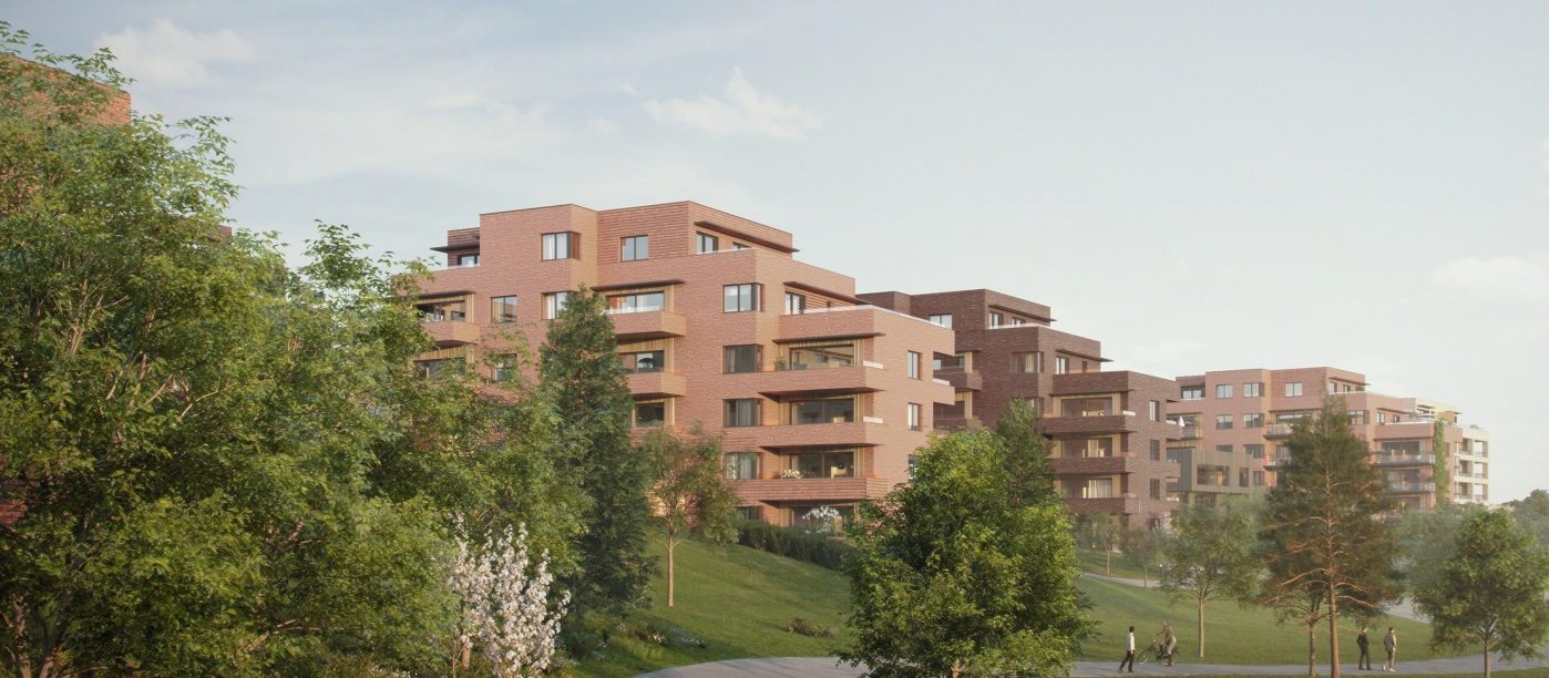 Bricks: Blauwrood genuanceerd - Patrimonia Opus - Bronsgroen - Marziale | Landås Plus, Norway