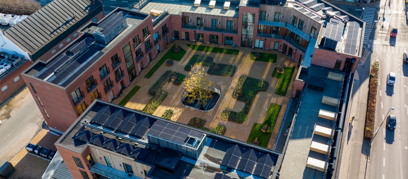 Belegningstegl - Odense med kul - Kongens Karré,  Danmark