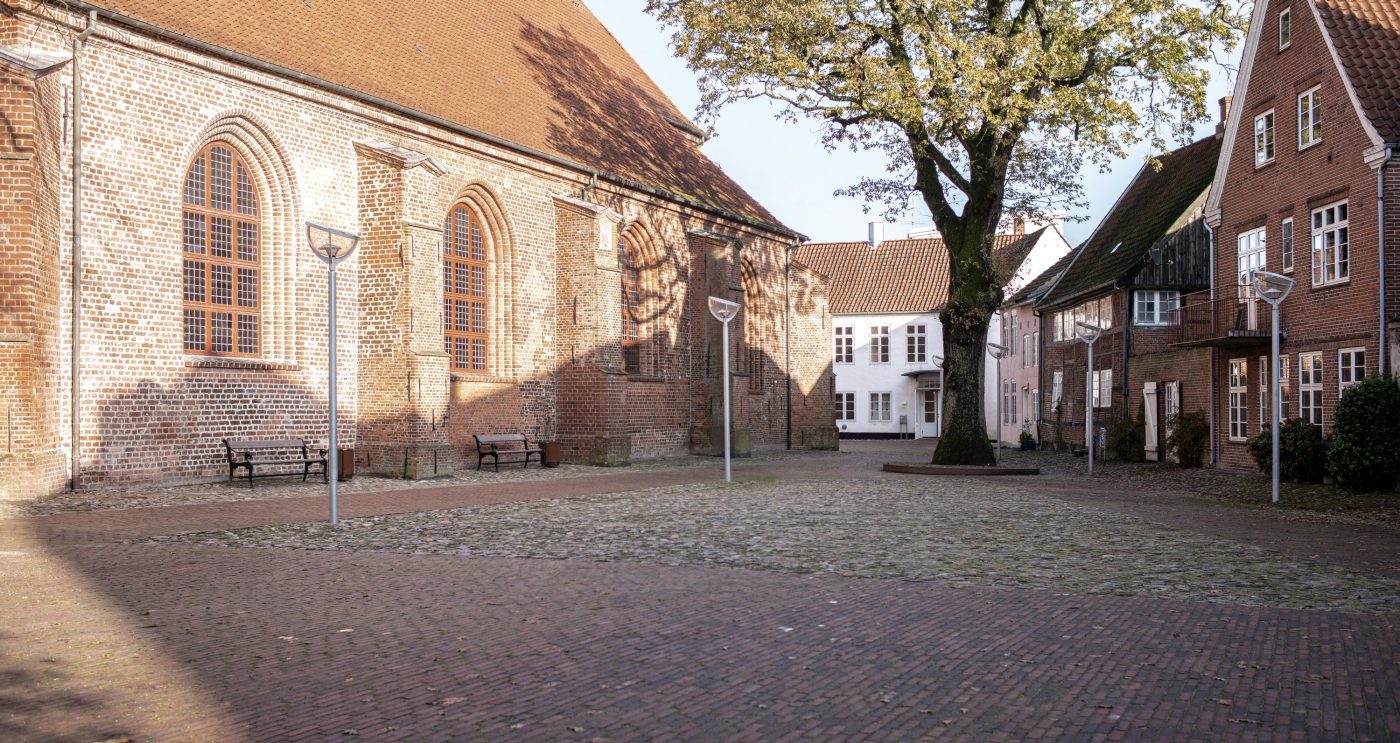 Belægningstegl: Auxo getrommelt | Kristkirken, Tønder