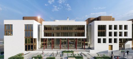 Teglstein - Superwhite Retro - Kommunegården, Sandvika