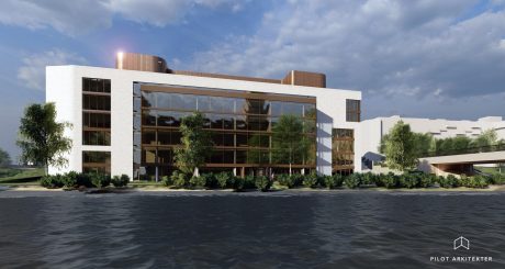 Teglstein - Superwhite Retro - Kommunegården, Sandvika