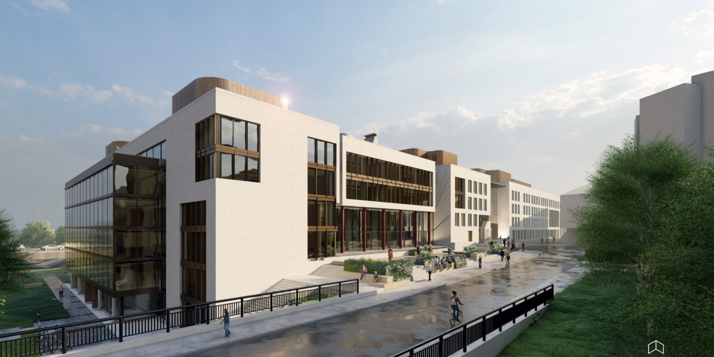 Teglstein - Superwhite Retro - Kommunegården, Sandvika