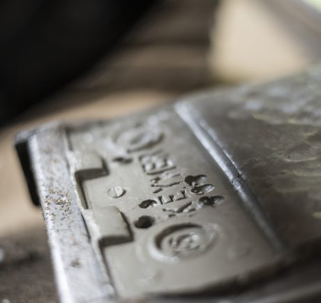 Manual roof tile production at Ewhurst production plant in UK.