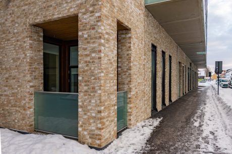 Teglstein - Bronsgroen - Promenade Lillestrøm, Norge