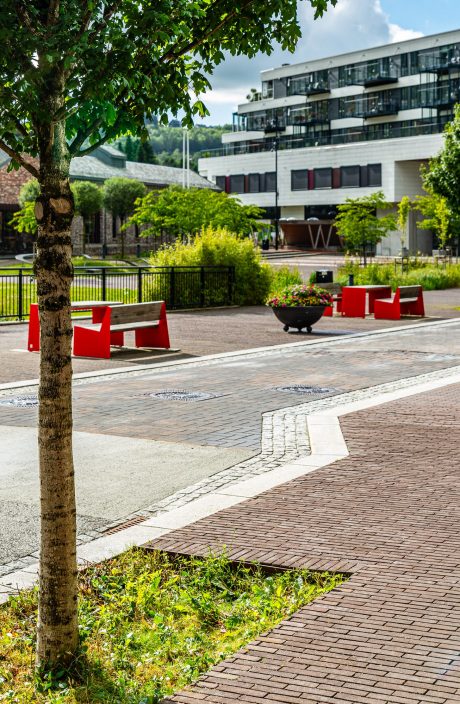 Bekledningstegl: Norten - Bretagne - Argenti - Fico Wasserstrich - Bruno - Paviona - Nero Wasserstrich | Ålgård Sentrum, Gjesdal
