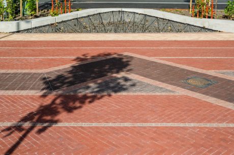 Belegningstegl - Lilleaker Torg, Norge