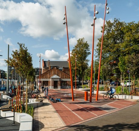 Belegningstegl - Lilleaker Torg, Norge