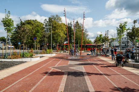 Belegningstegl - Lilleaker Torg, Norge