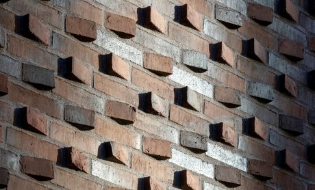 School Building in Copenhagen, Facing Brick - 2.4.78 Brown Devil