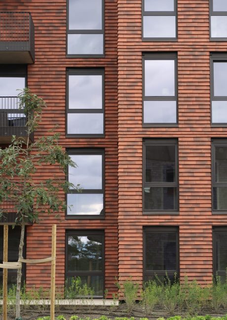 Bekledningstegl: URBAN U Christianshavn | Pallplassen, Lørenskog Stasjonsby