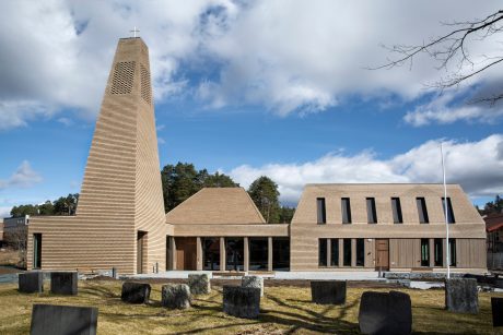 Bekledningstegl: URBAN Frederiksberg | Vennesla Kirke, Norge