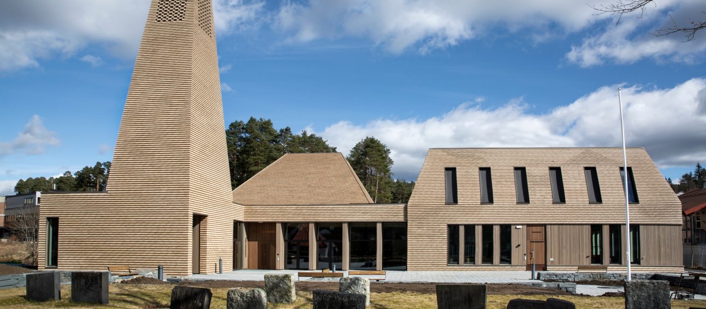 Bekledningstegl: URBAN Frederiksberg | Vennesla Kirke, Norge