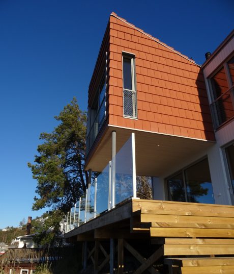 Facade cladding: Actua Naturrød | Gylteveien 4, Norway