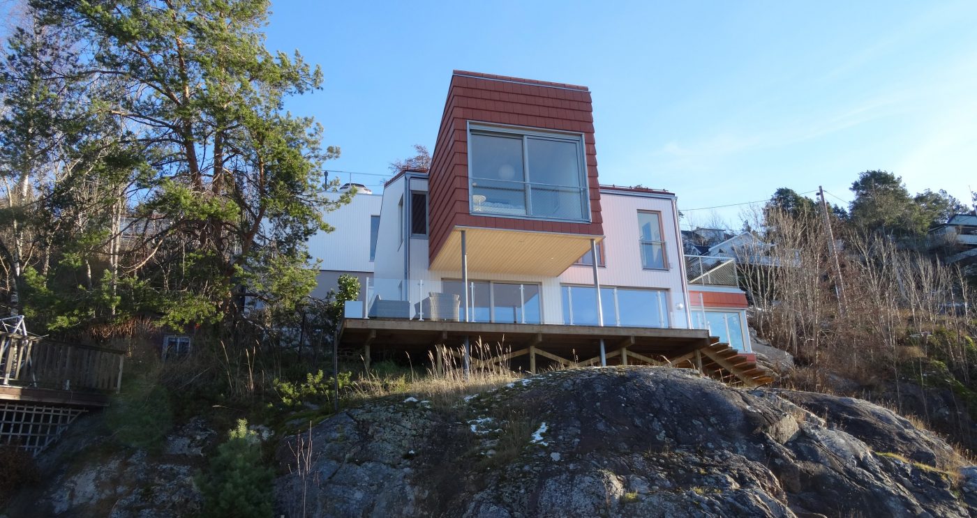 Facade cladding: Actua Naturrød | Gylteveien 4, Norway