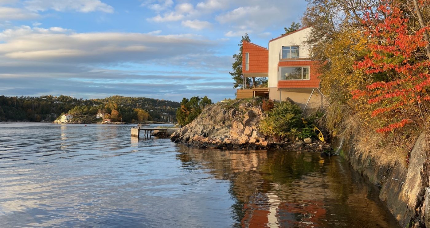 Facade cladding: Actua Naturrød | Gylteveien 4, Norway