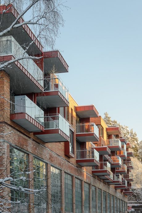 Teglstein: Bronsgroen - Elignia Betula Pendula | Mesnakvartalet, Lillehammer