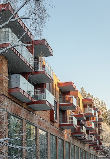 Teglstein: Bronsgroen - Elignia Betula Pendula | Mesnakvartalet, Lillehammer