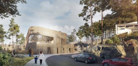 Tegstein: Bark | Strømmehaven, Norge