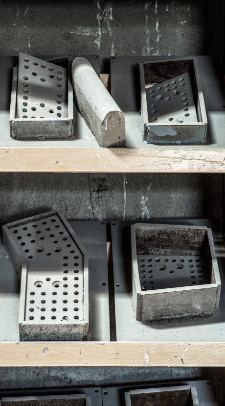 Special bricks, industrial environment, handmade