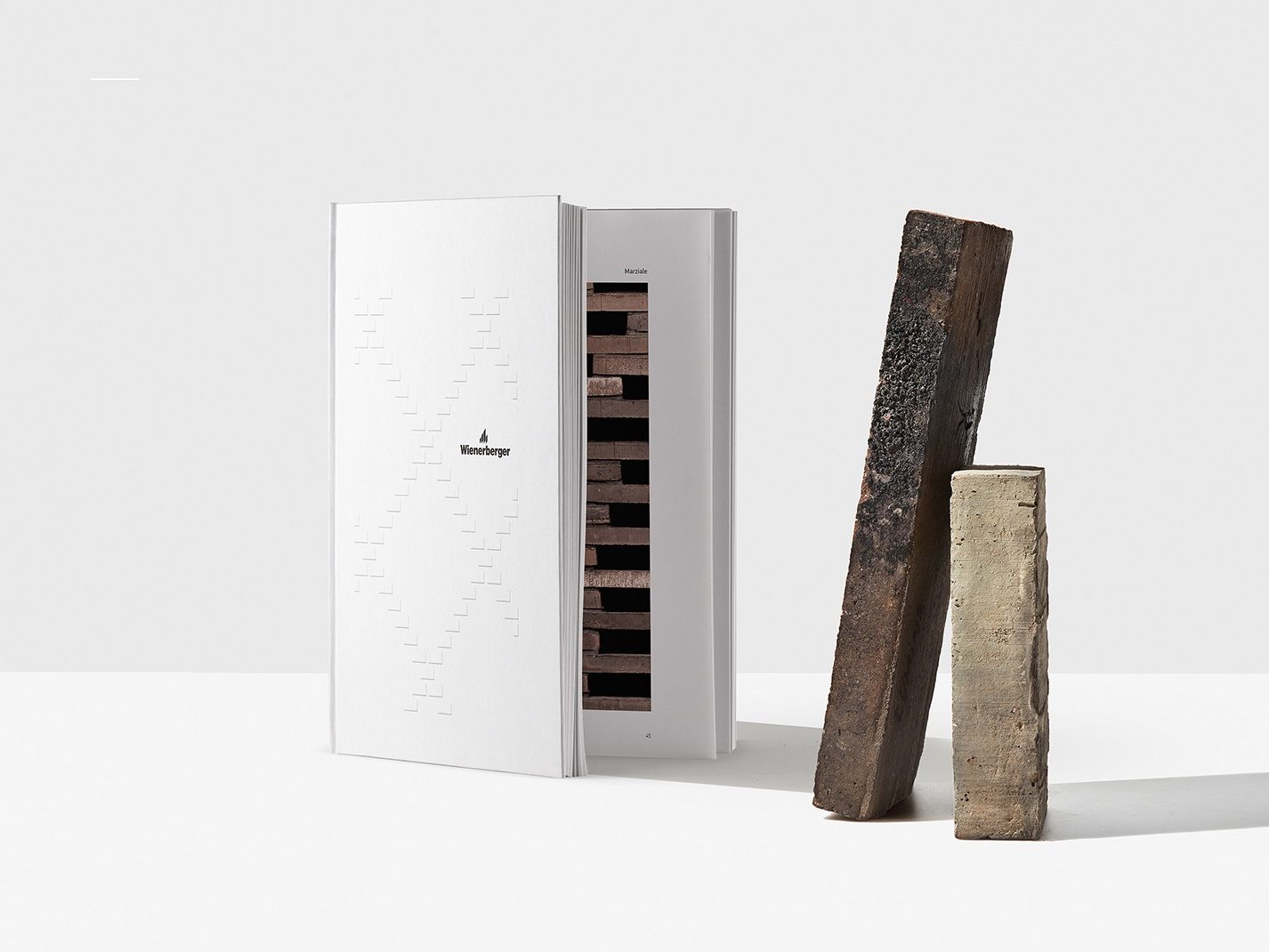 Bog om teglstein - mockup