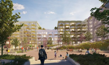 Teglstein: Postuni - Pastorale - Blauwrood genuanceerd - St. Ives Cream - Morado | Clemenskvartalet, Norge