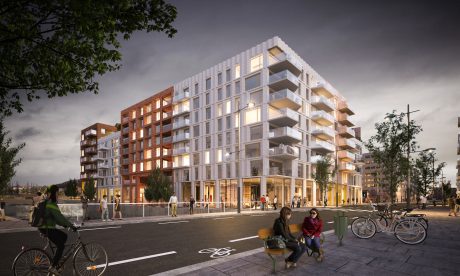 Teglstein: Postuni - Pastorale - Blauwrood genuanceerd - St. Ives Cream - Morado | Clemenskvartalet, Norge