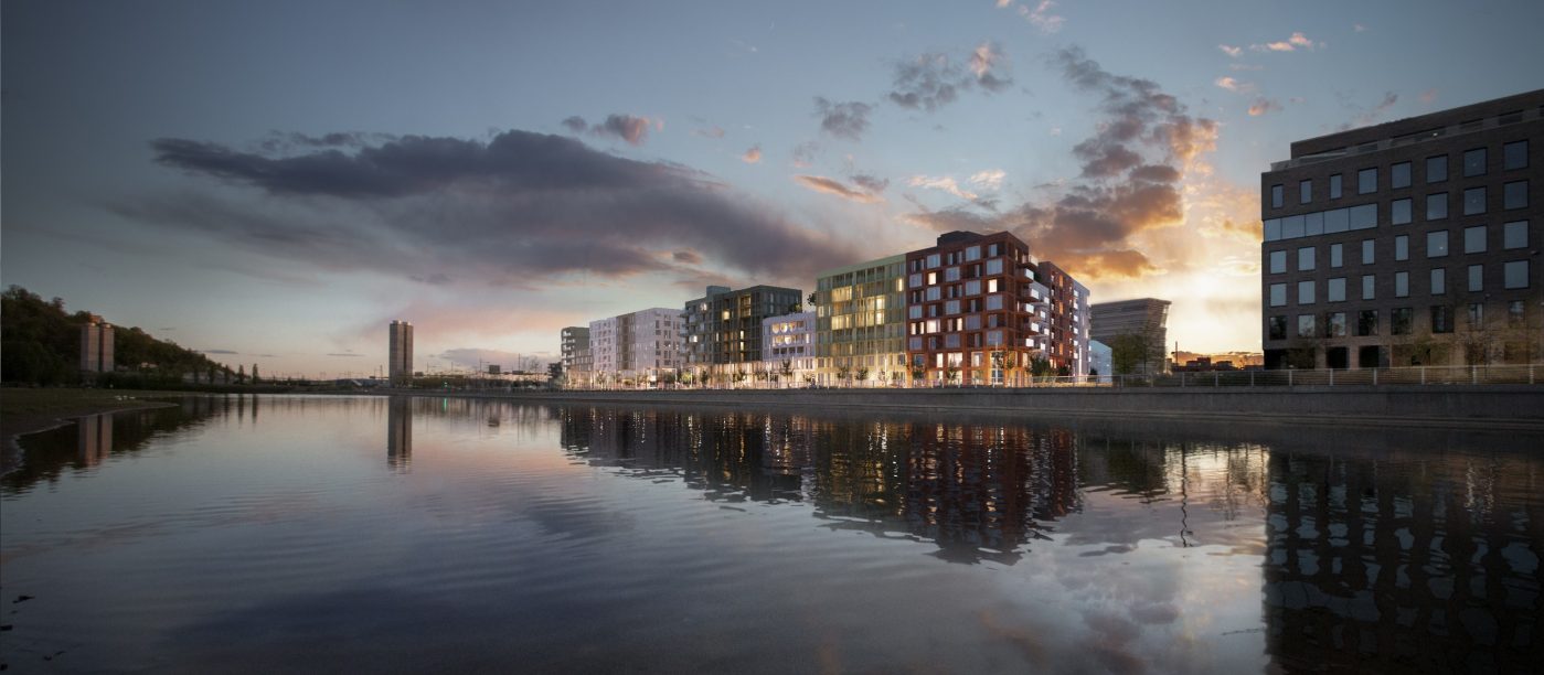 Teglstein: Postuni - Pastorale - Blauwrood genuanceerd - St. Ives Cream - Morado | Clemenskvartalet, Norge