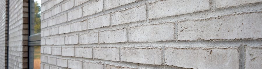 Apartment Building in Koege, Facing Brick Hvid Marmor