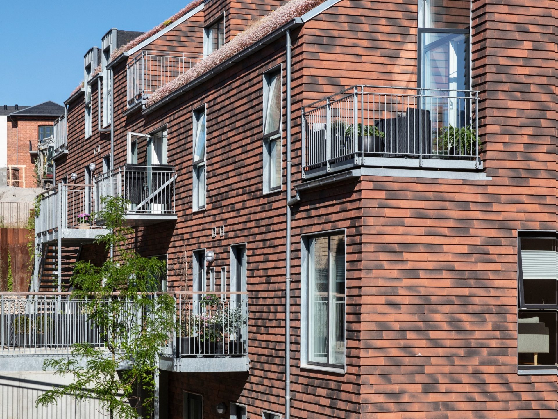 Rebslagergården i Næstved URBAN beklædningstegl