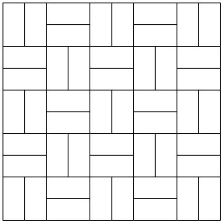 Marktegl - kvadratforbandt