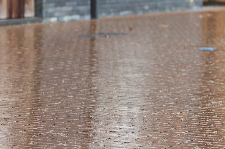 Passaqua clay pavers on sustainable compound site in Waregem