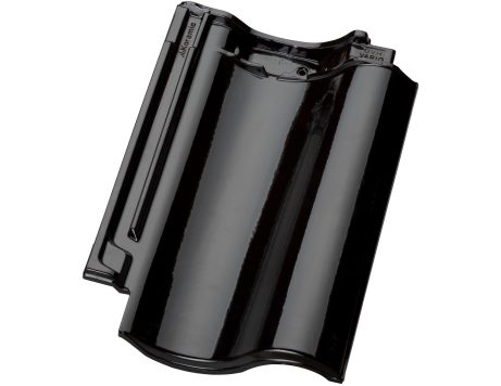 Productshot of the OVH Vario Zwart Verglaasd Roof Tile