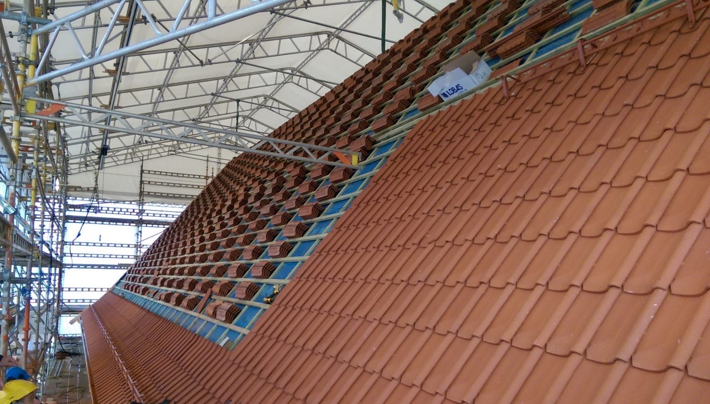 Installation Koramic rooftiles