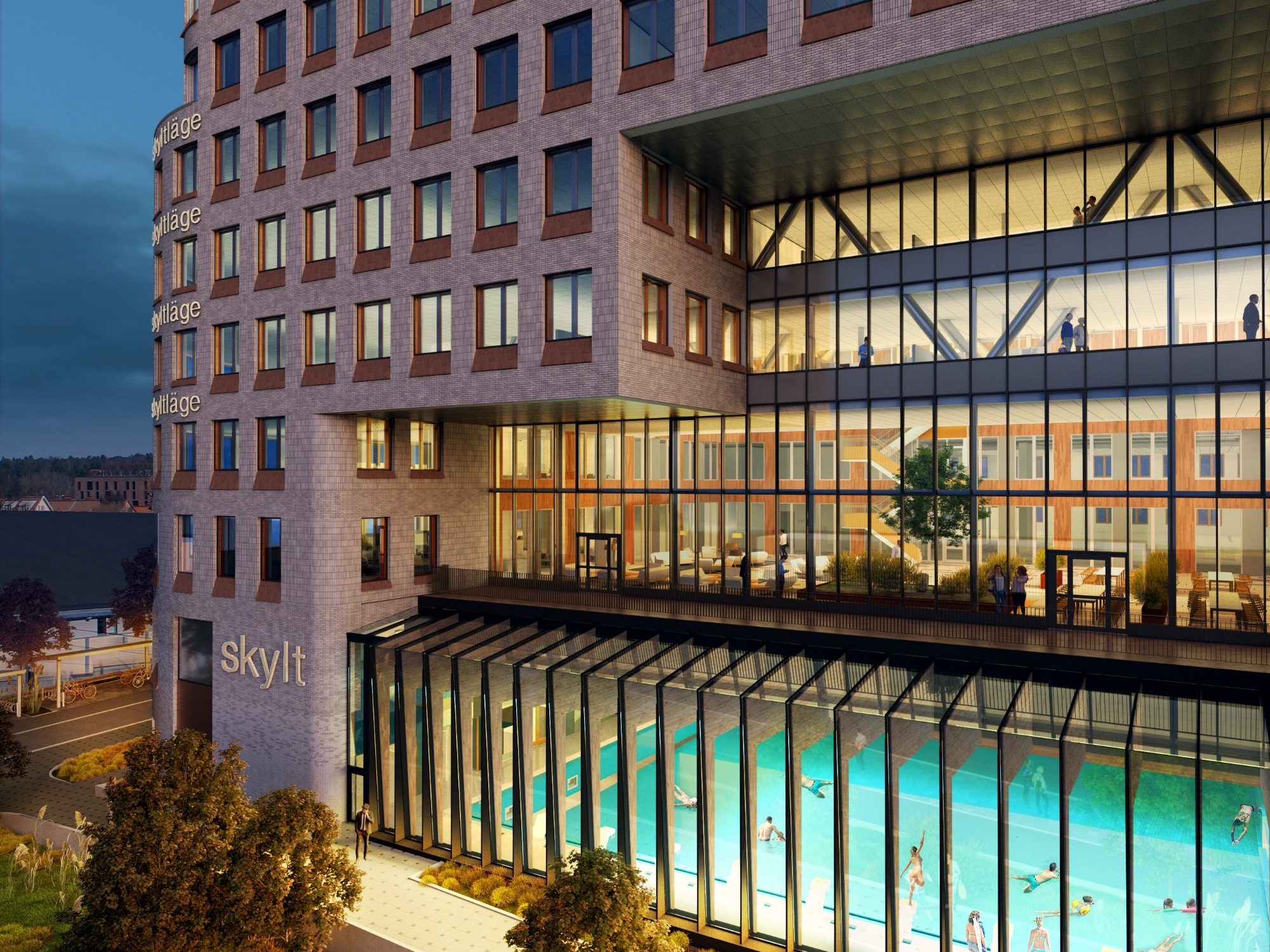 Teglstein - EW2165 Antibes - Kvarteret Poolen, Sverige