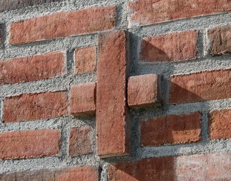 Teglstein - EW0109 Hvid Marmor - EW0112 Brun Valmue - Spikkestad Kirke