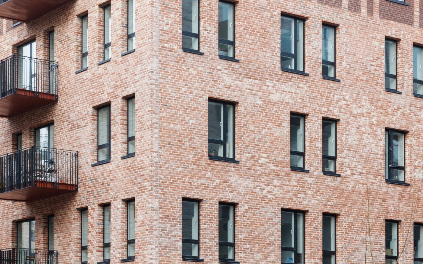Apartment building, Groenttorvet, Syren Hus, Blauwrood og Rust