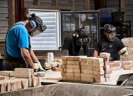 Gamle Mursten - produktionsbilleder