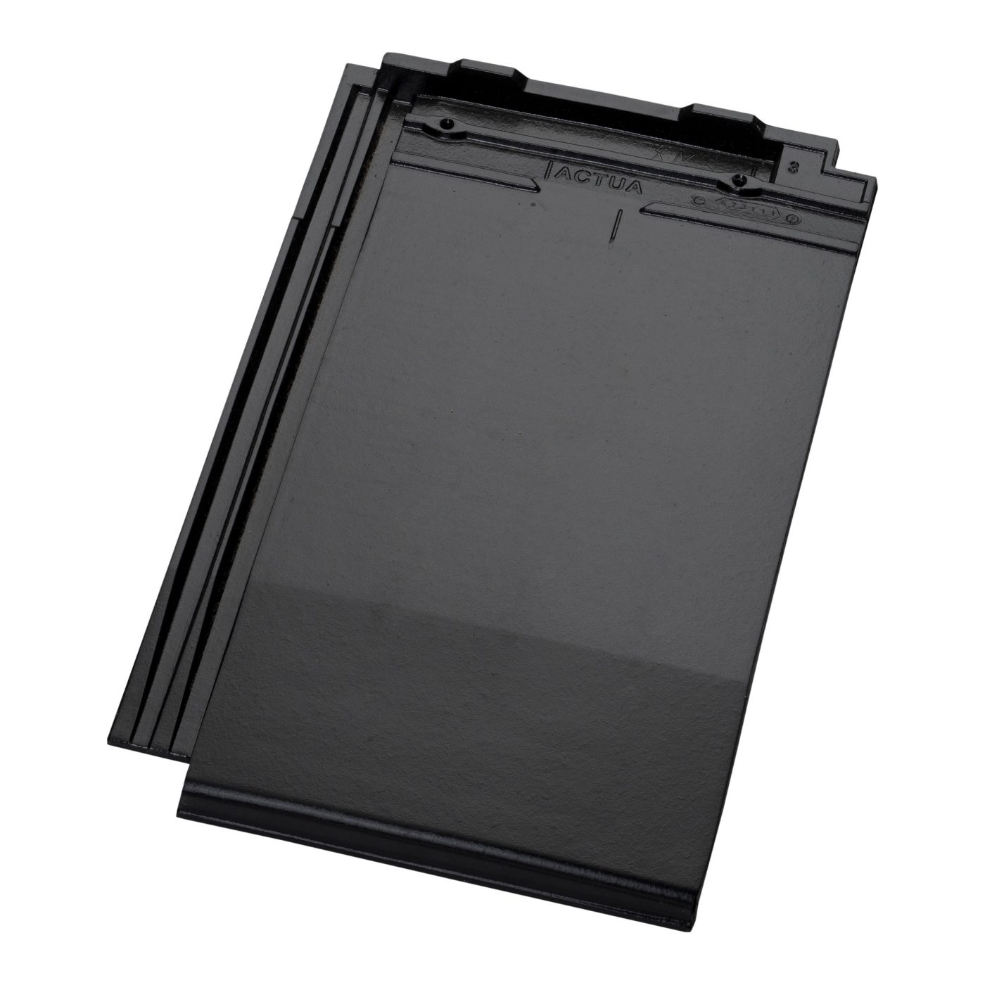 Productshot of the Actua 10 LT Titaanzwart Edel Engobe Roof Tile