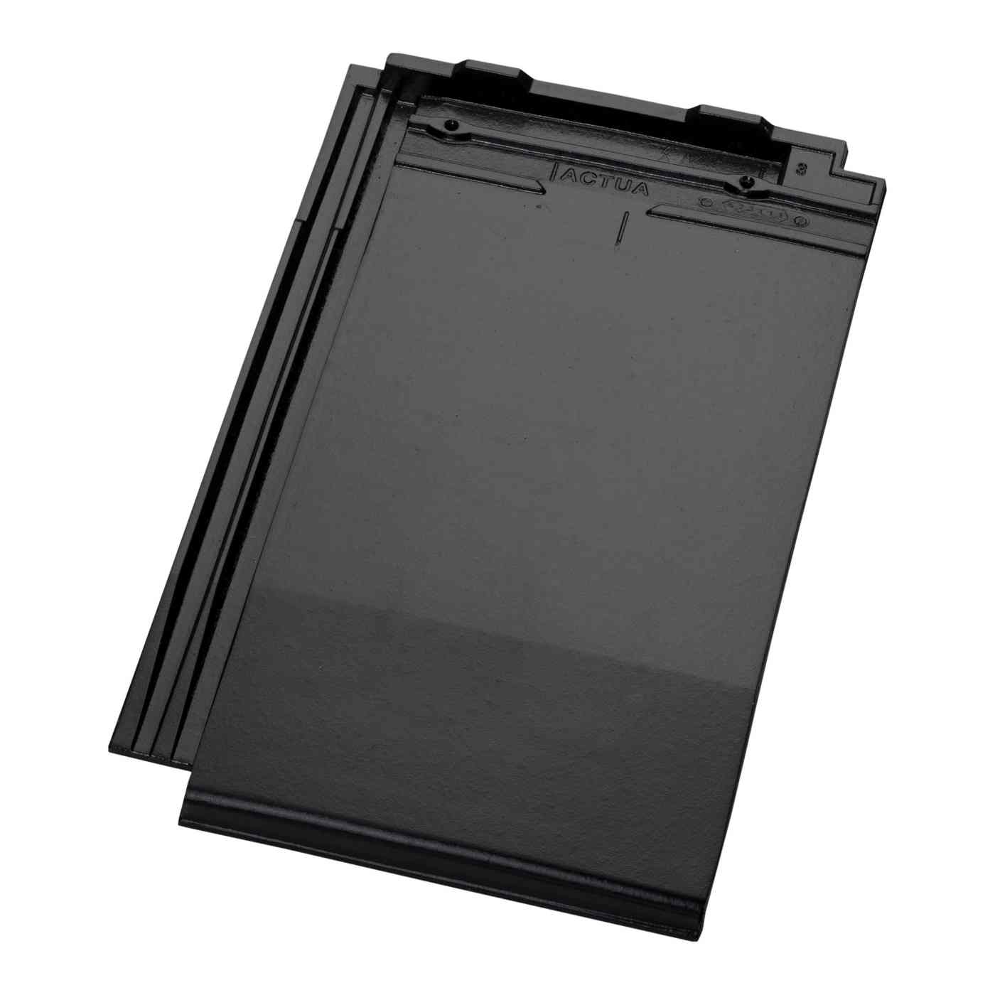 Productshot of the Actua 10 LT Titaanzwart Edel Engobe Roof Tile