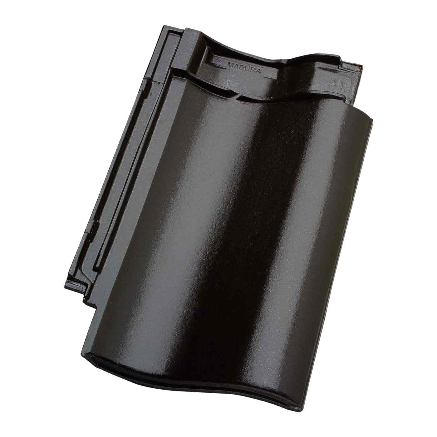 Productshot of the Madura Zwart Edel-Engobe Roof Tile