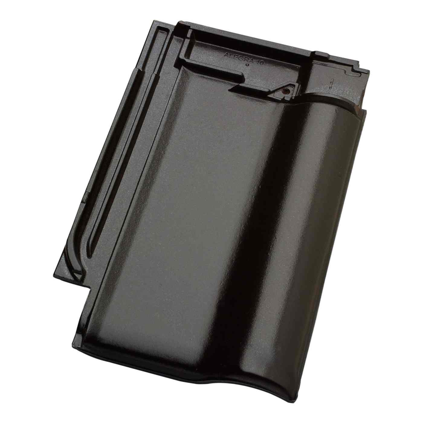 Productshot of the Alegra 10 Zwart Edel-Engobe Roof Tile