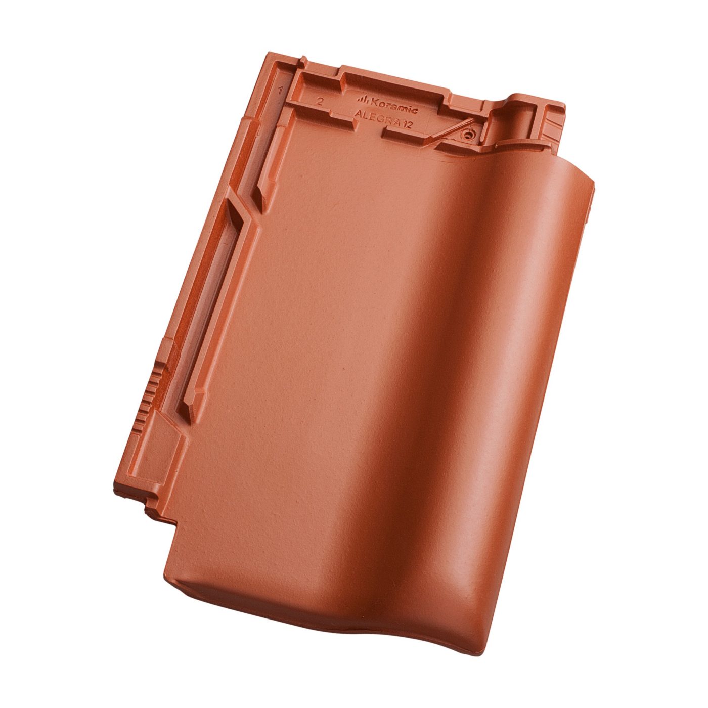 Productshot of the Alegra 12 Rood Engobe Roof Tile
