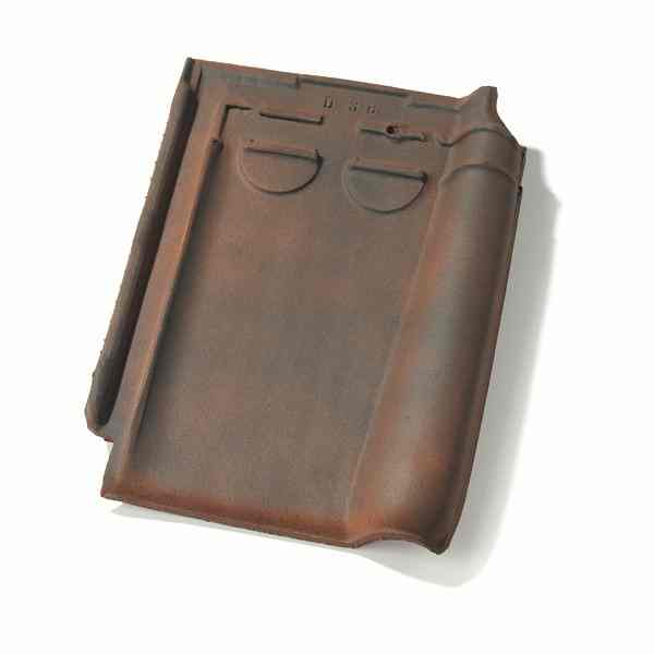 Single product shot of a Stormpan 44 Rustiek roof tile