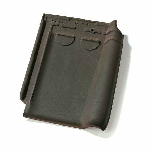 Single product shot of a Stormpan 44 Oud Koper roof tile